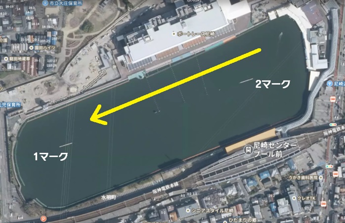尼崎競艇場の特徴！穏やかなプール型淡水面
